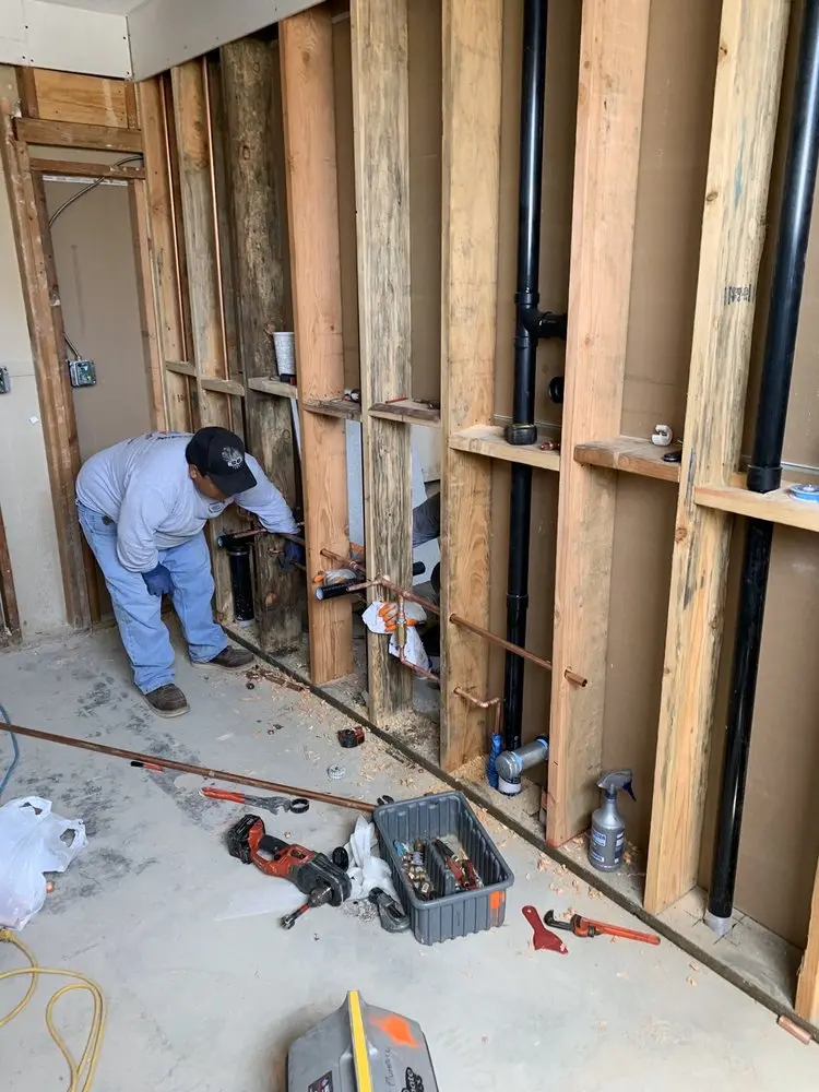 Commercial rough-in plumbing for Gas Line Repair in Winchester Town Center